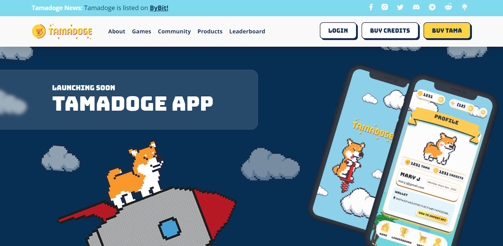 Play-to-Earn Crypto Project Tamadoge Lanceert Nieuwe Website als de toekomst van Crypto Games