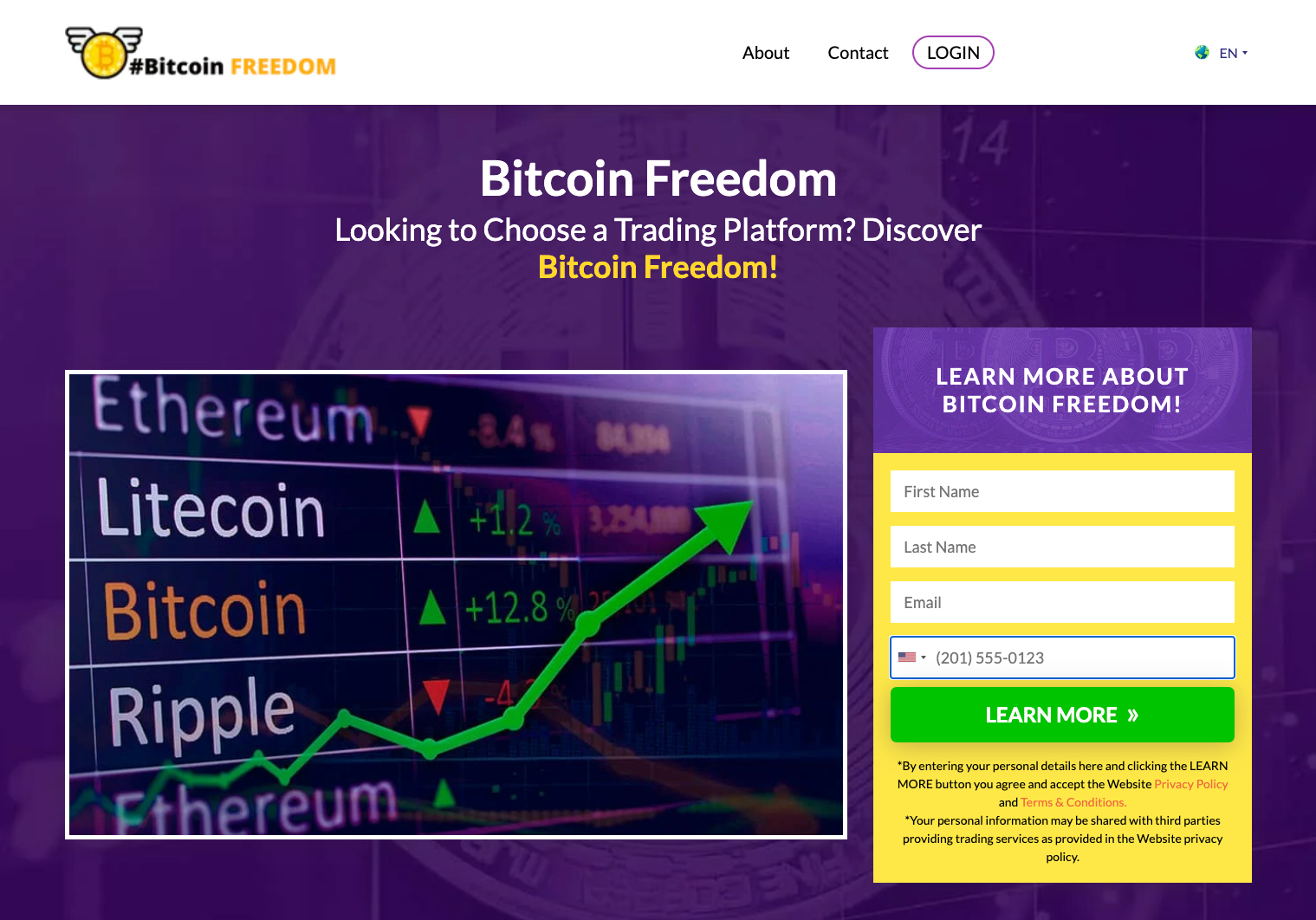 Bitcoin Freedom trading platform