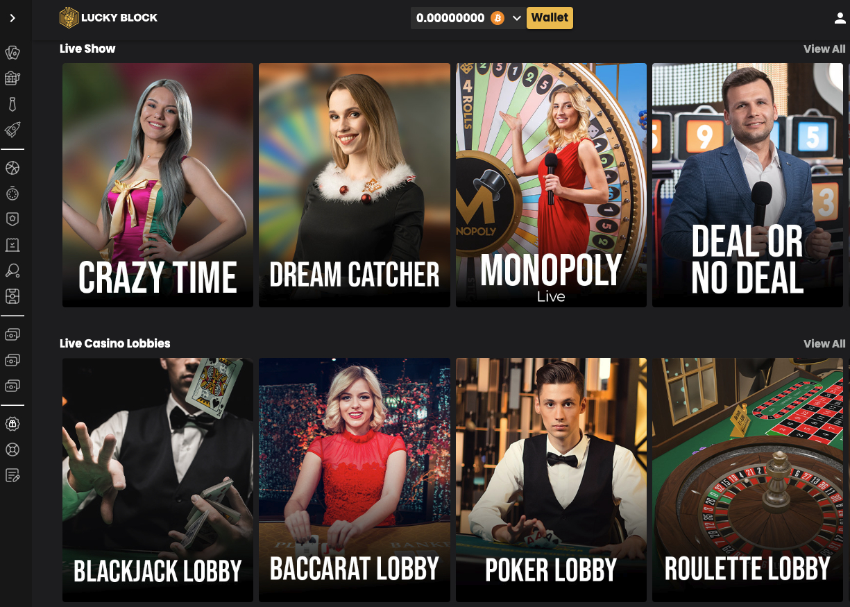 Lucky Block Live Casino