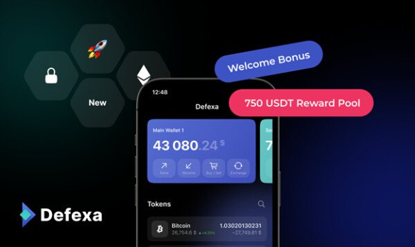 Defexa Wallet kunngjør en premiepott på 750 USD for de første 50 brukerne