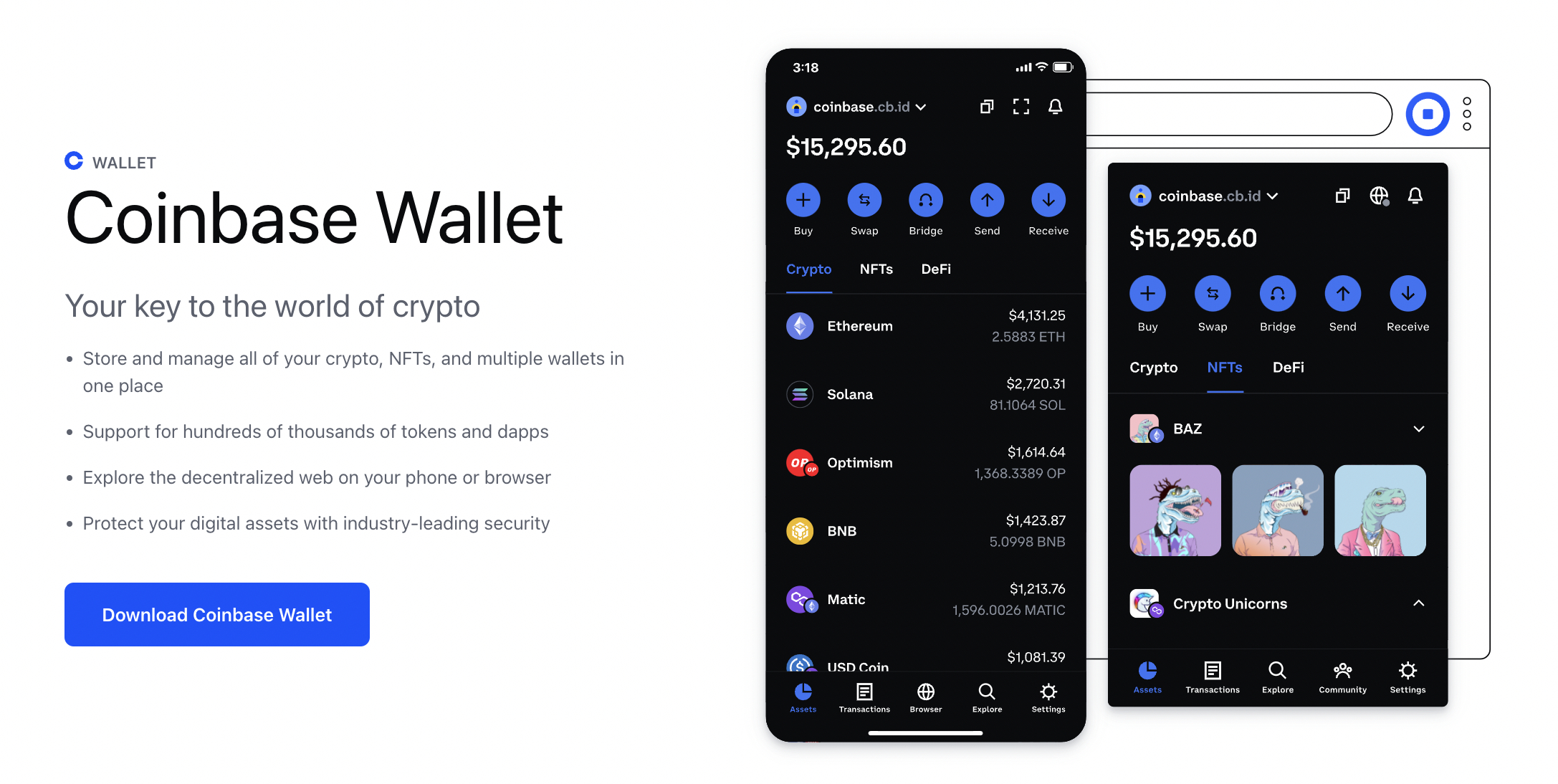 Coinbase Wallet app