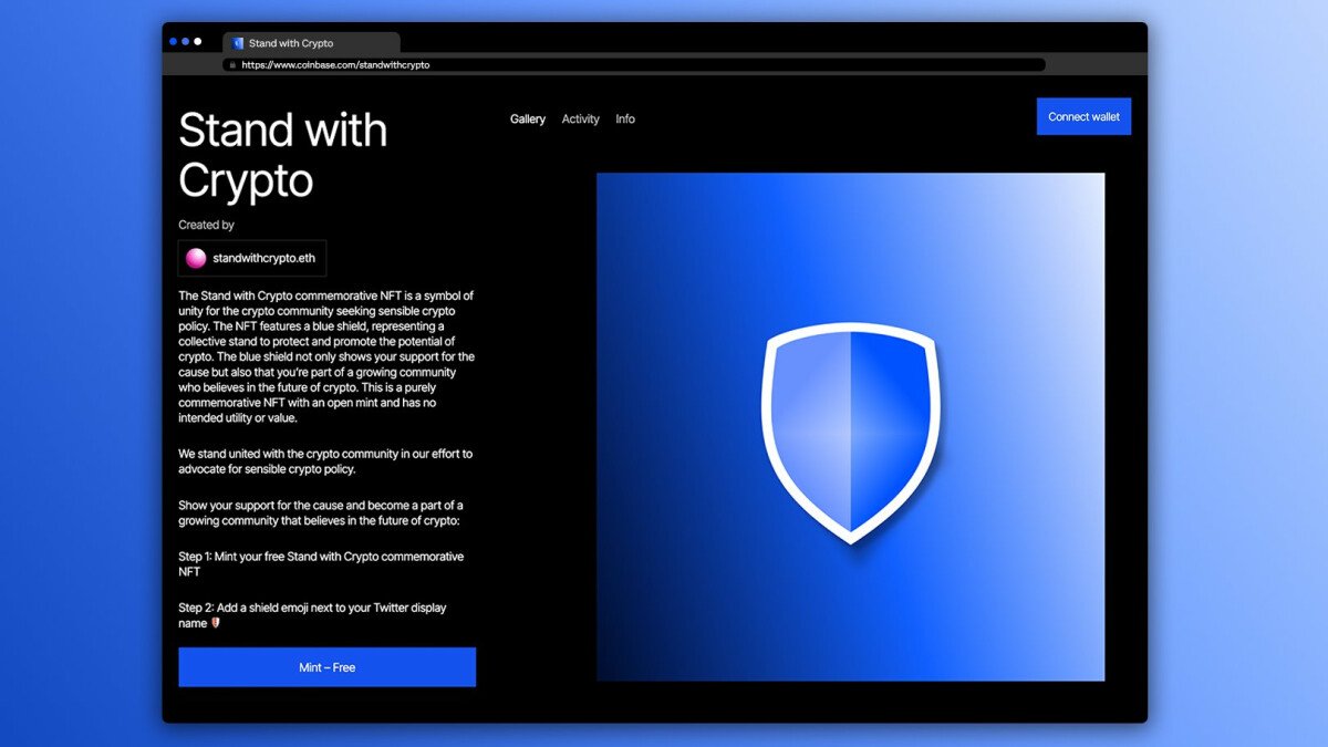 Crypto Community Adopts 'Stand With Crypto' NFT After SEC Sues Binance and Coinbase