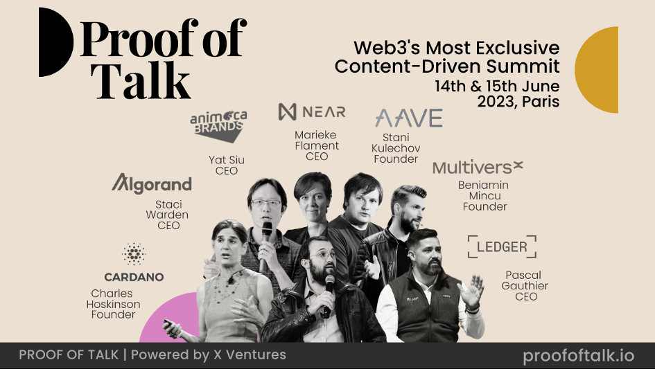 Proof of Talk : L’élite du Web3 se réunit lors d’un sommet unique au Louvre Palace à Paris en juin