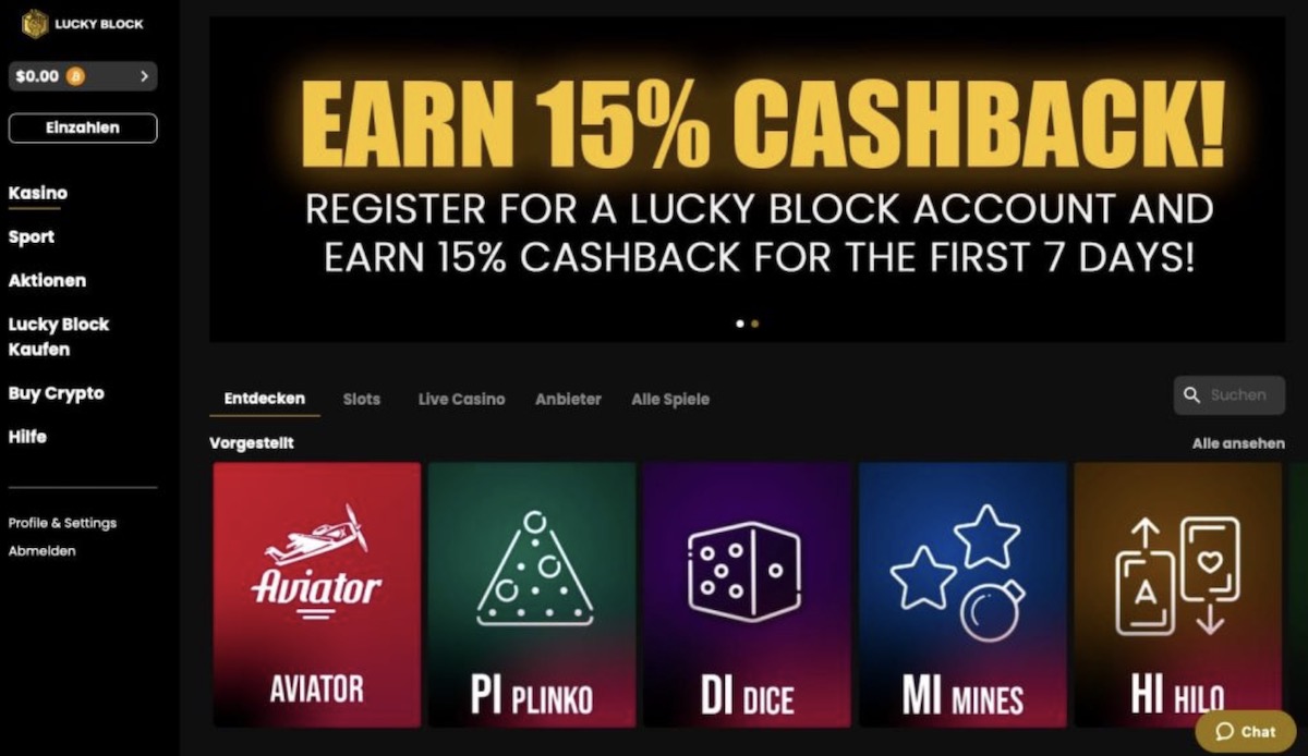 Schritt 2: Machen Sie Ihre erste Dogecoin Casino Einzahlung