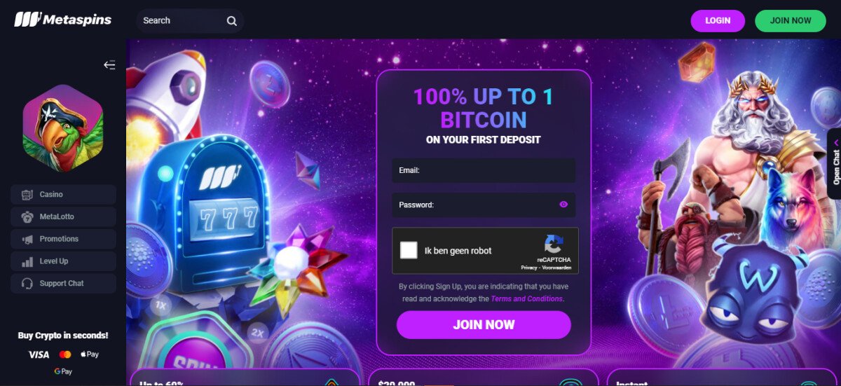 Metaspins, top Bitcoin dice casino