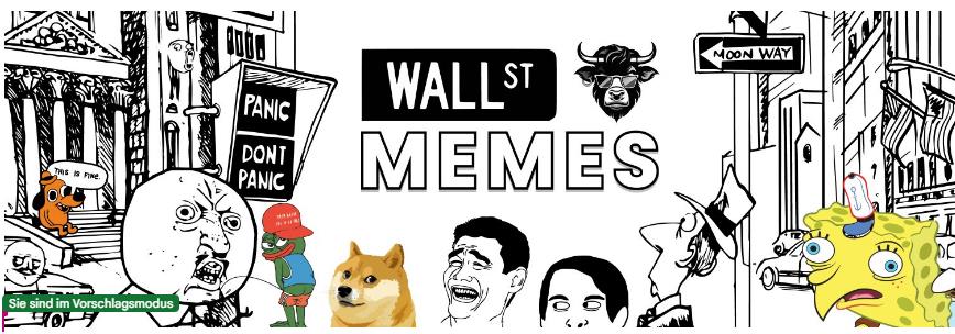 Wall Street Memes kaufen PreSale