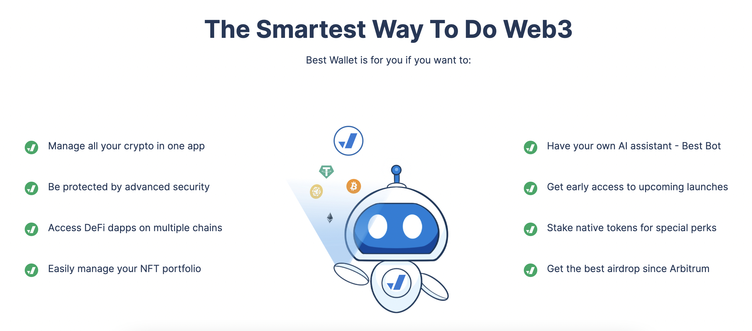 Best Wallet web3 features
