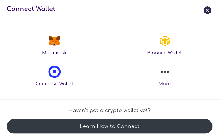 Crypto wallet connect