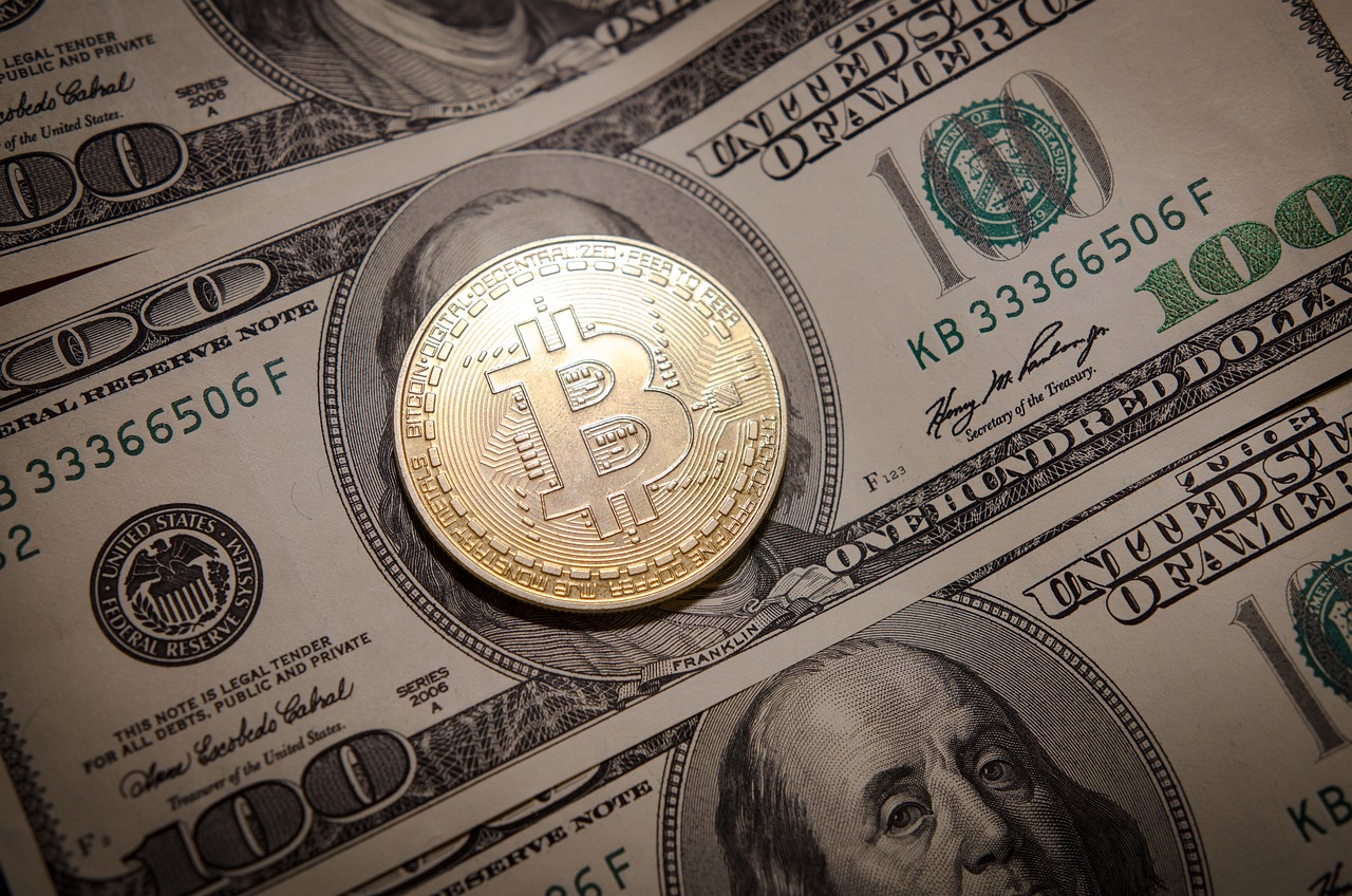 Bitcoin and US dollar