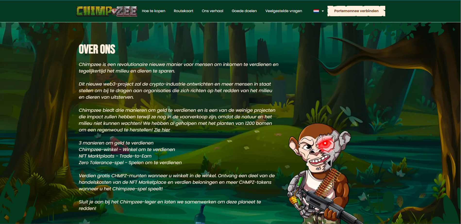 Chimpzee Over Ons