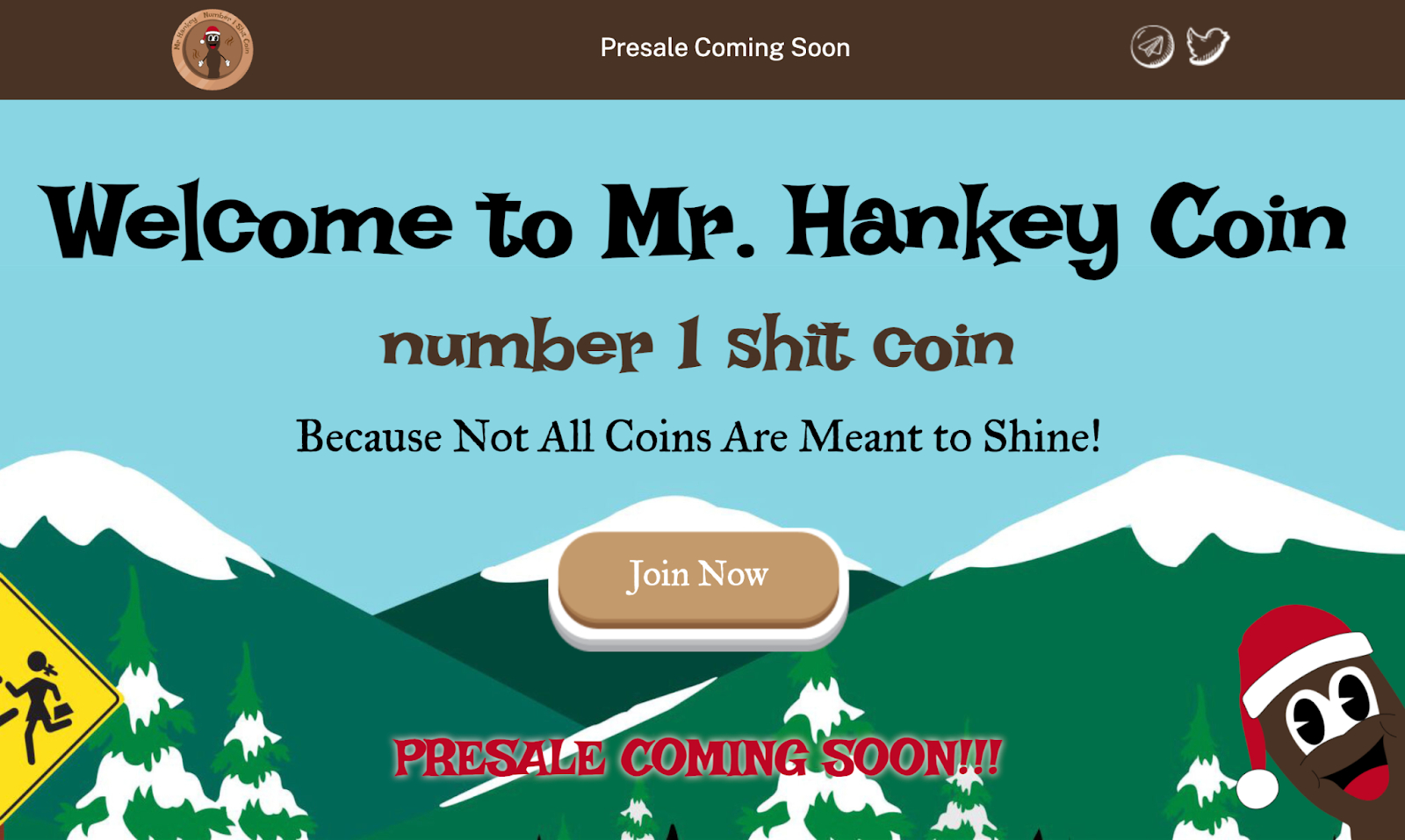 Mr. Hankey officiële presale website