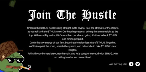 Thug Life Token meme coin x100