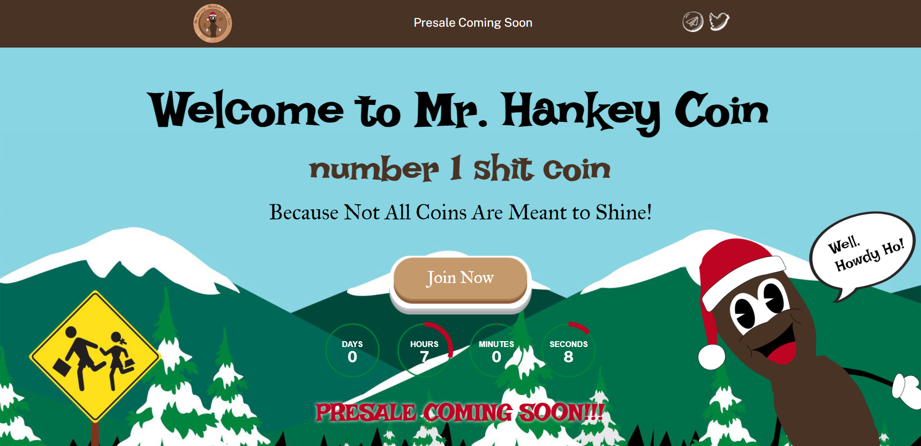 Mr. Hankey Homepage