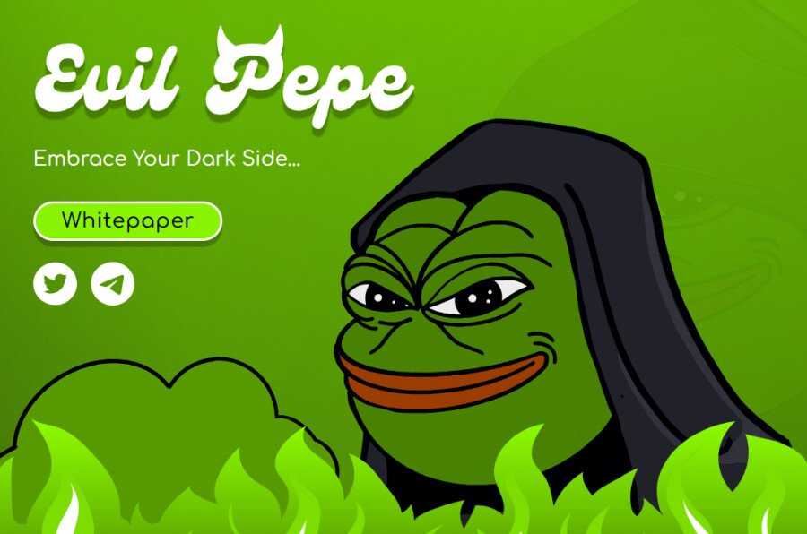 Next Pepe Coin to Make Crypto Millonaires? New Presale Evil Pepe Coin ...