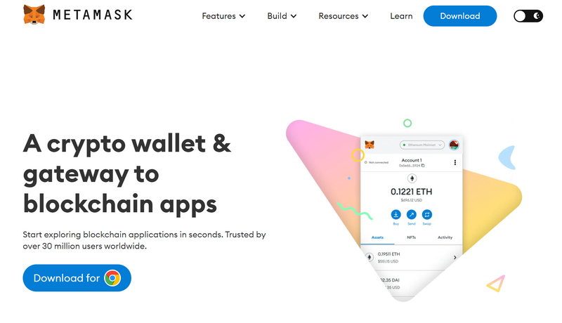 MetaMask crypto wallet