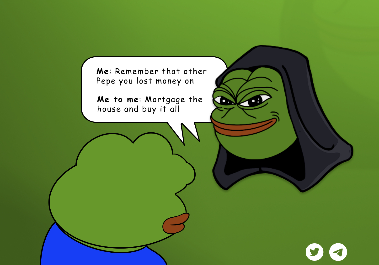 Evil Pepe Coin meme