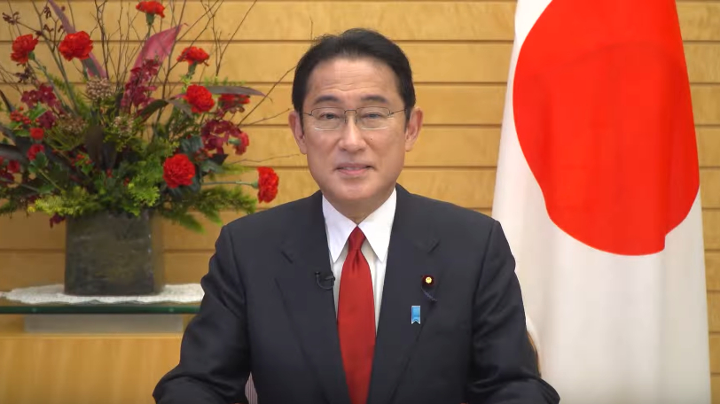 Фумио Кишида. Источник: снимок из видео, кабинет премьер-министра Японии / YouTube