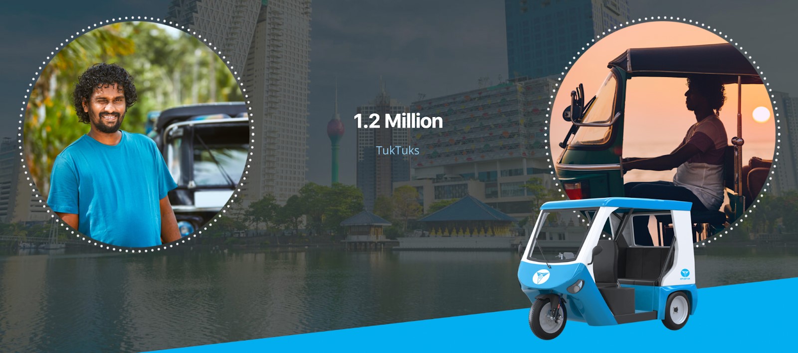 E-tuktuk Débuter au Sri Lanka pour s'Étendre ensuite aux Autres Pays en Développement