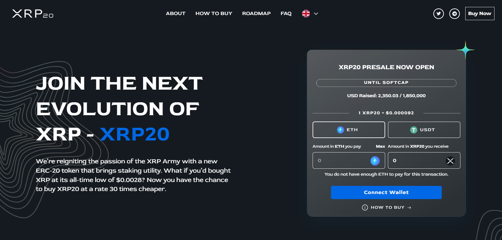 XRP20 Homepage