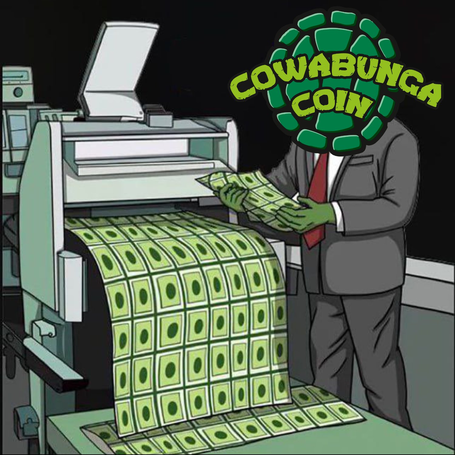Maak je Borst Maar Nat Voor de COWABUNGA Coin Meme Crypto Presale - een Nieuwe Ninja Turtle Token