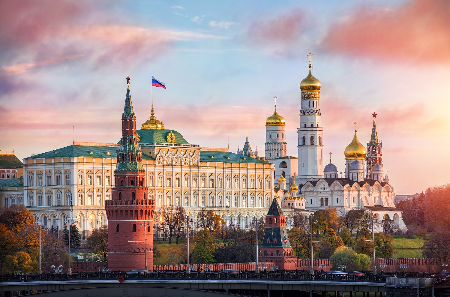 The Kremlin, in Moscow, Russia.