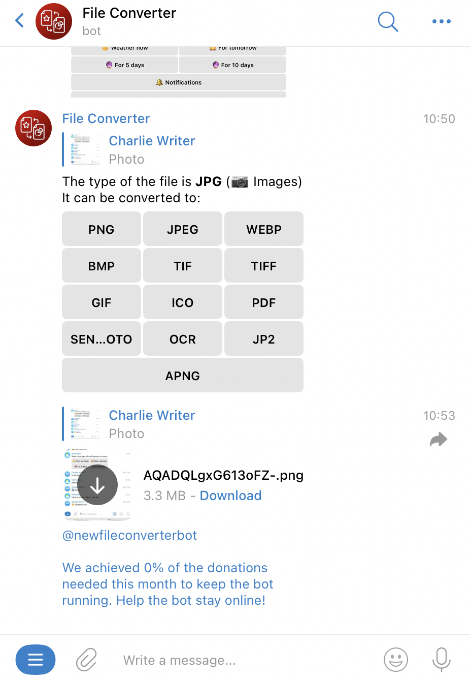 File Converter Telegram bot
