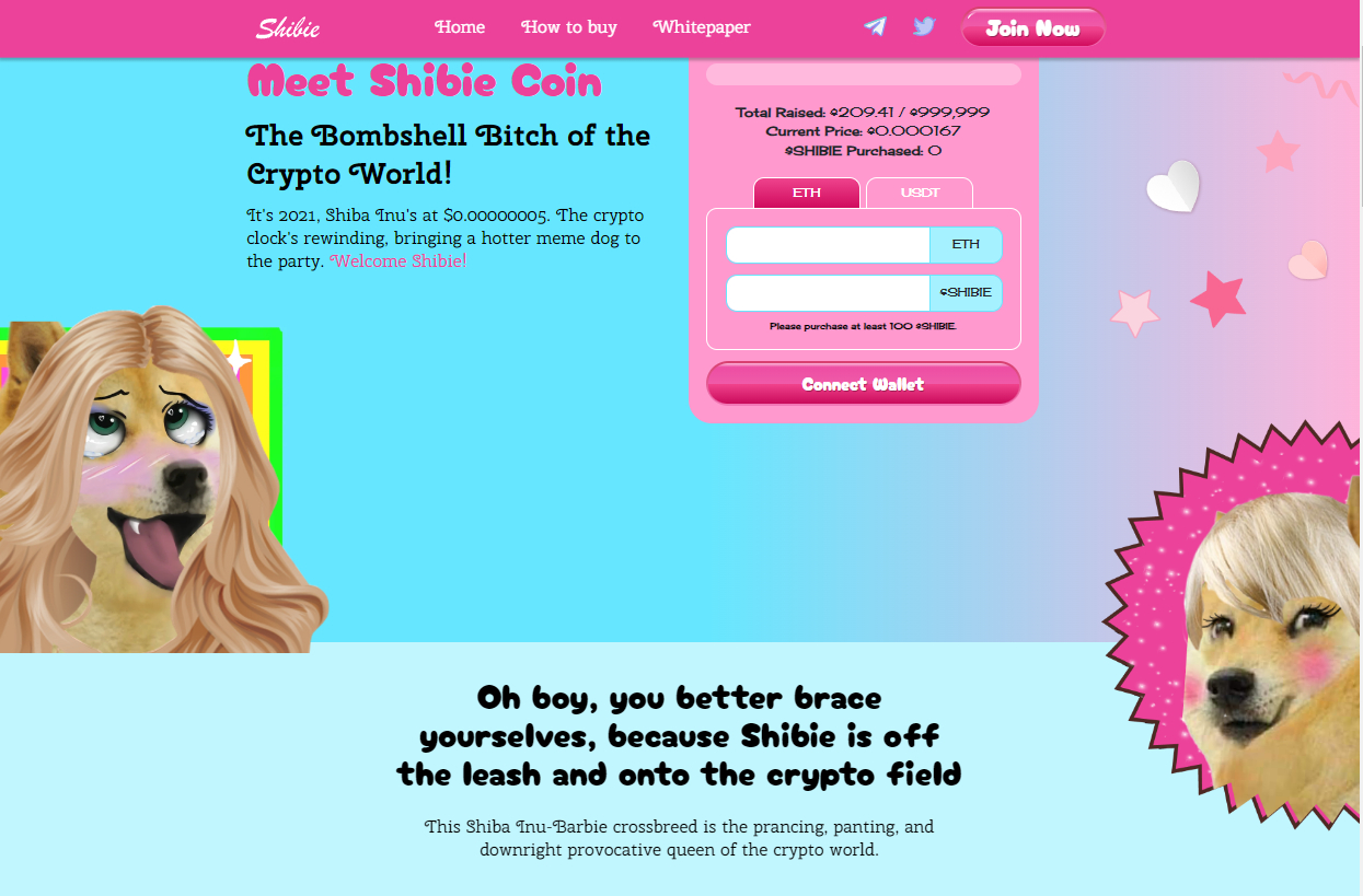Officiële website van $SHIBIE