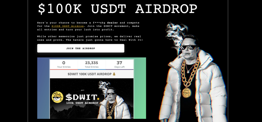 $100k USDT airdrop