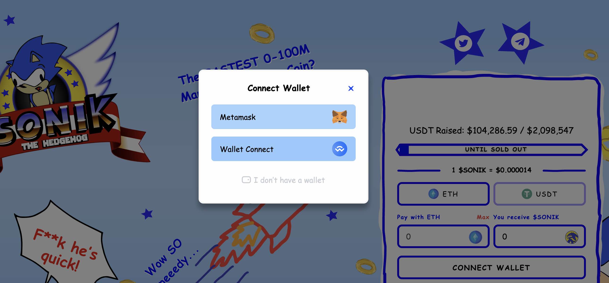 Wallet mit der Plattform verbinden