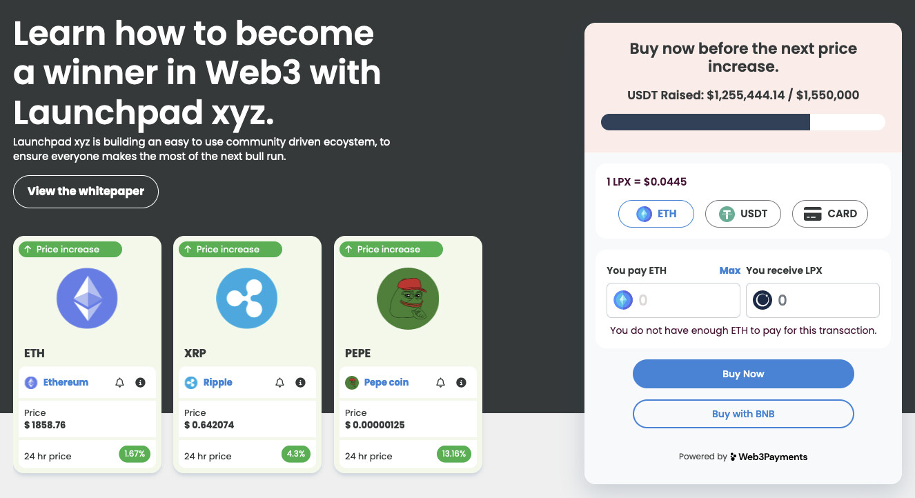 launchpad XYZ