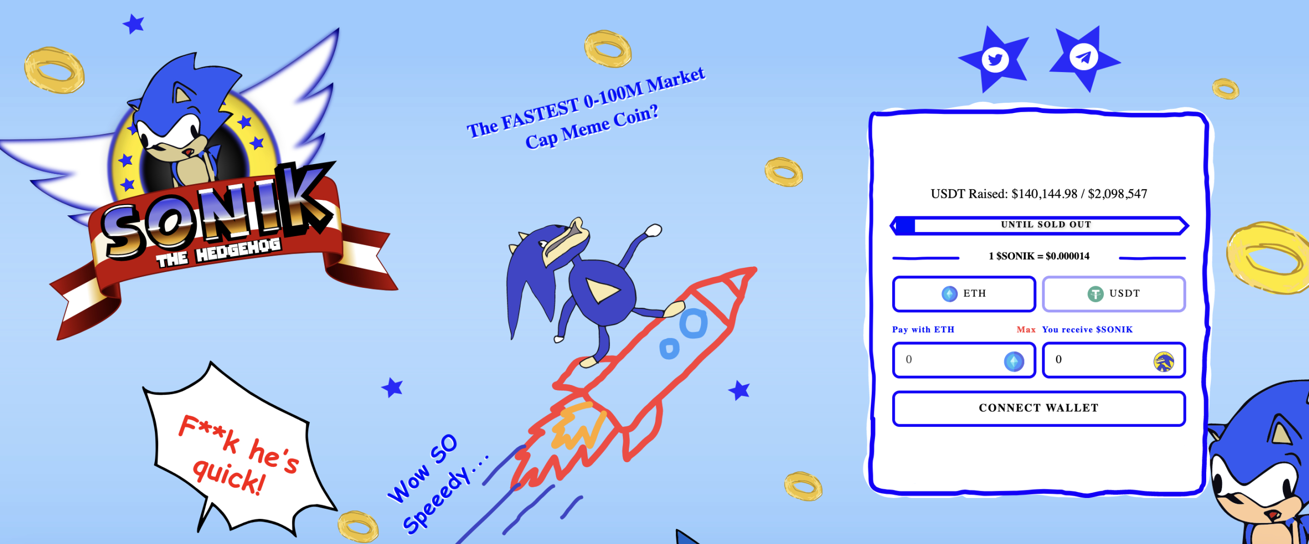 sonik presale