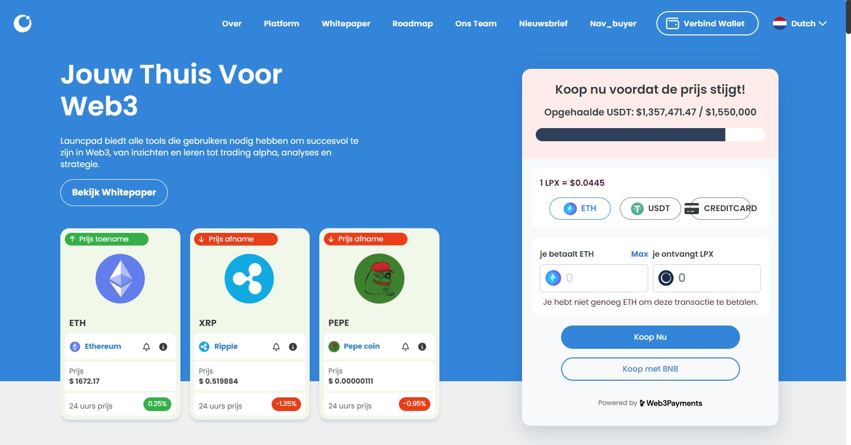 launchpad crypto presale