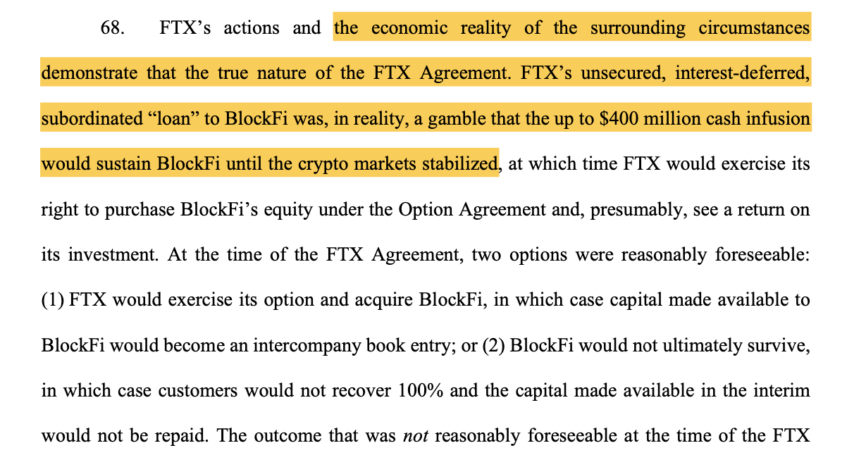 BlockFi FTX