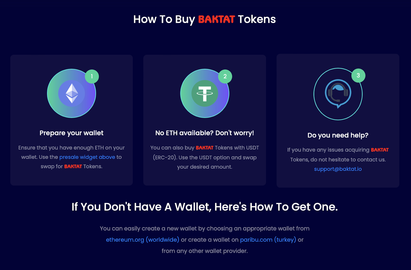 How to Buy BAKTAT