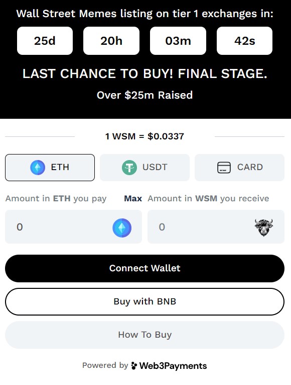 Wall Street Memes presale