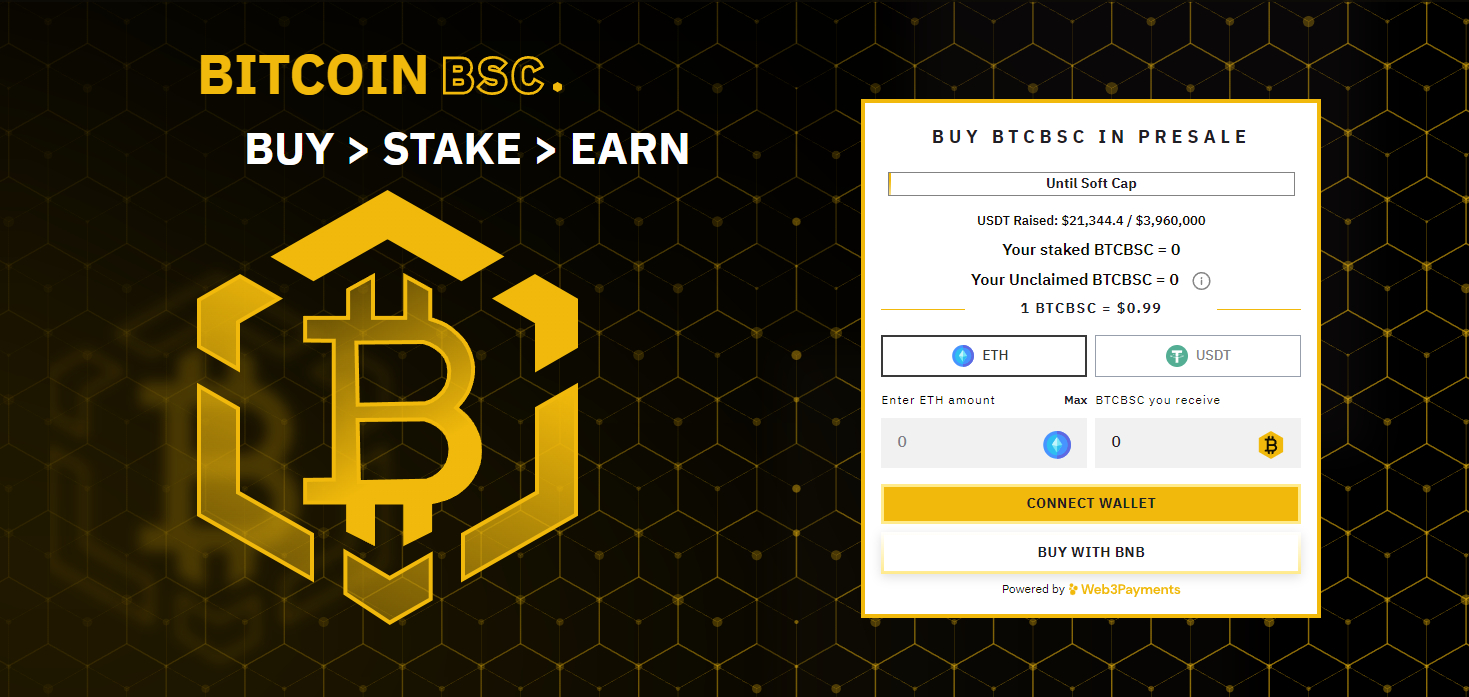 Bitcoin BSC crypto