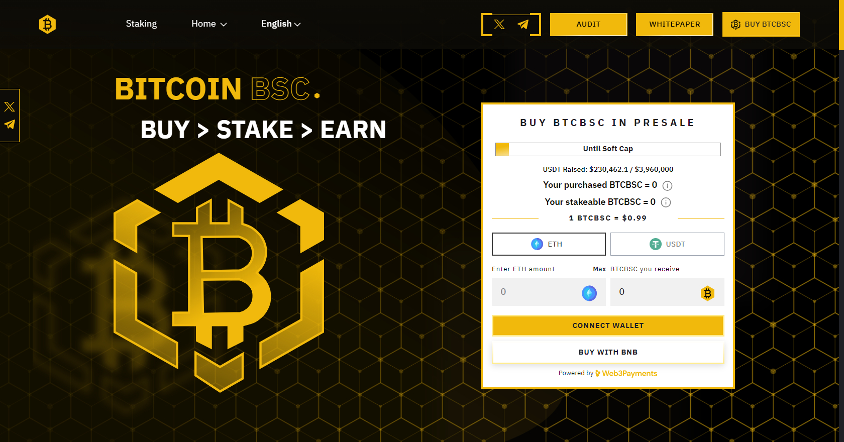 Bitcoin BSC Presale