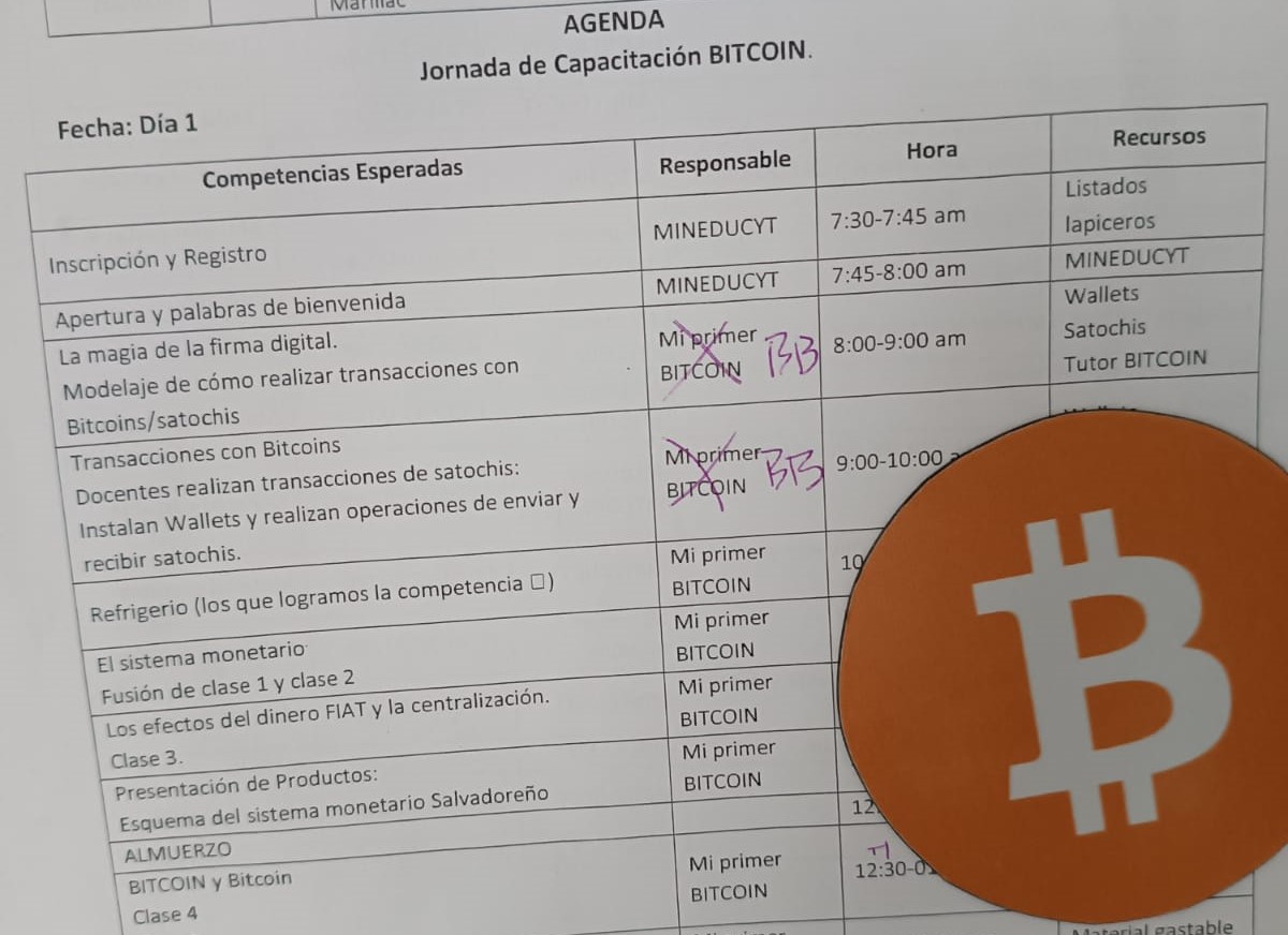 El Salvador's Education Ministry Introduces Bitcoin Learning in Schools