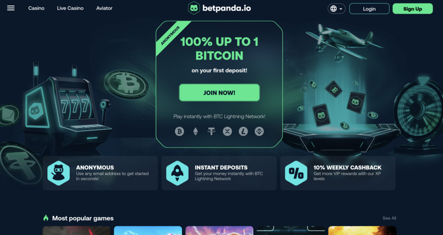 Betpanda welcome bonus