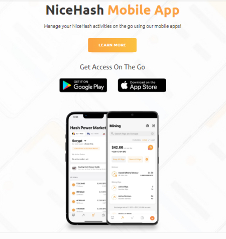 NiceHash&amp;amp;#039;s mobile app gives hash power buyers quick access to orders, prices, and other mining activity