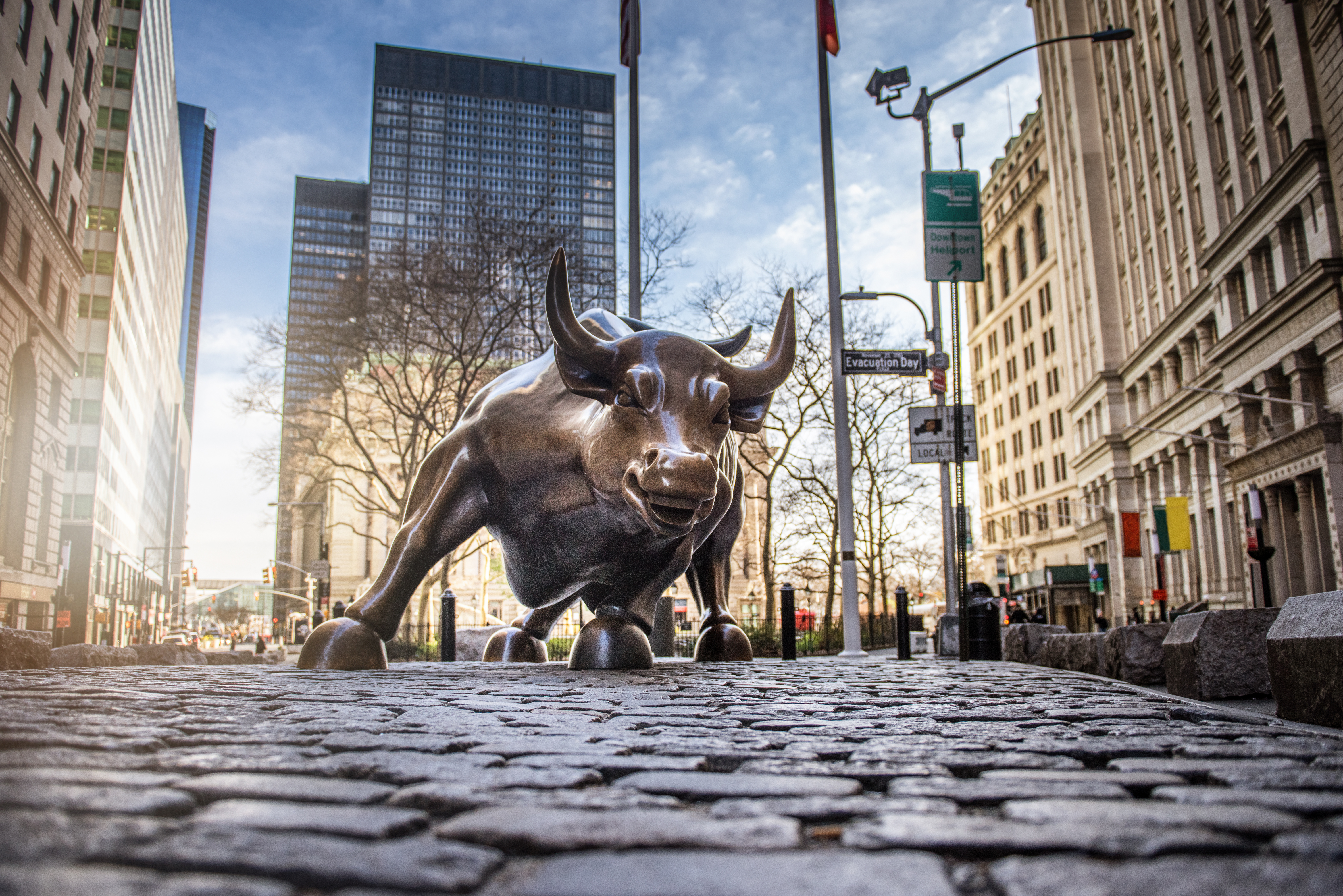 Image of the bull of Wall Street