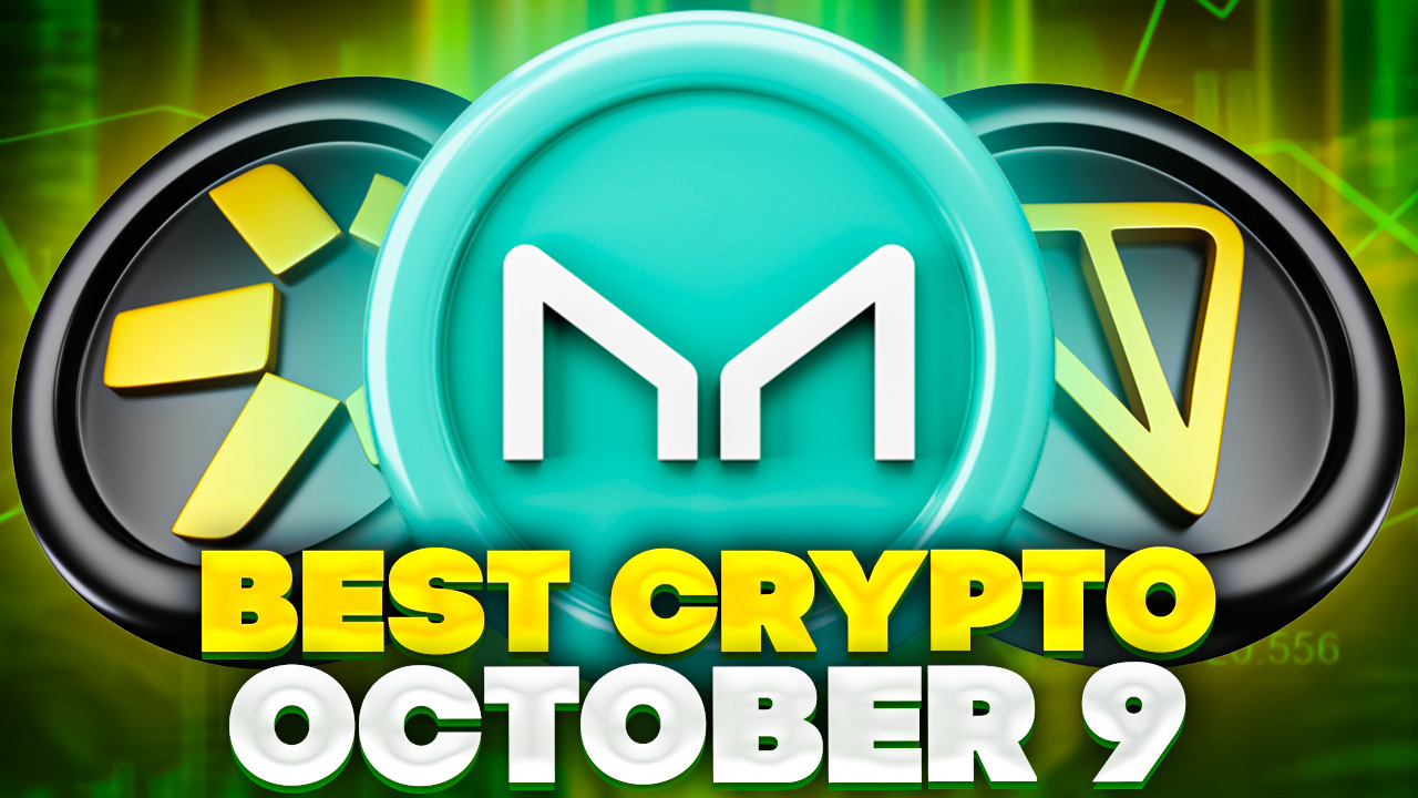 Best crypto to buy now October 9 article cover.
