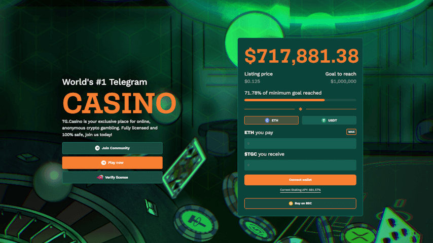 TG.Casino Review, Bonuses & Promo Codes 2023