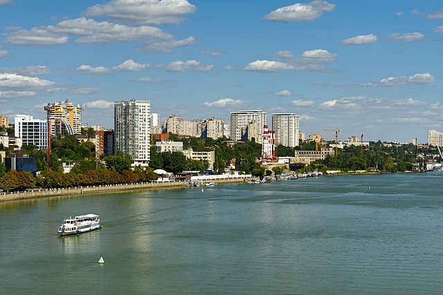 A view of the city of Rostov-on-Don, Russia.