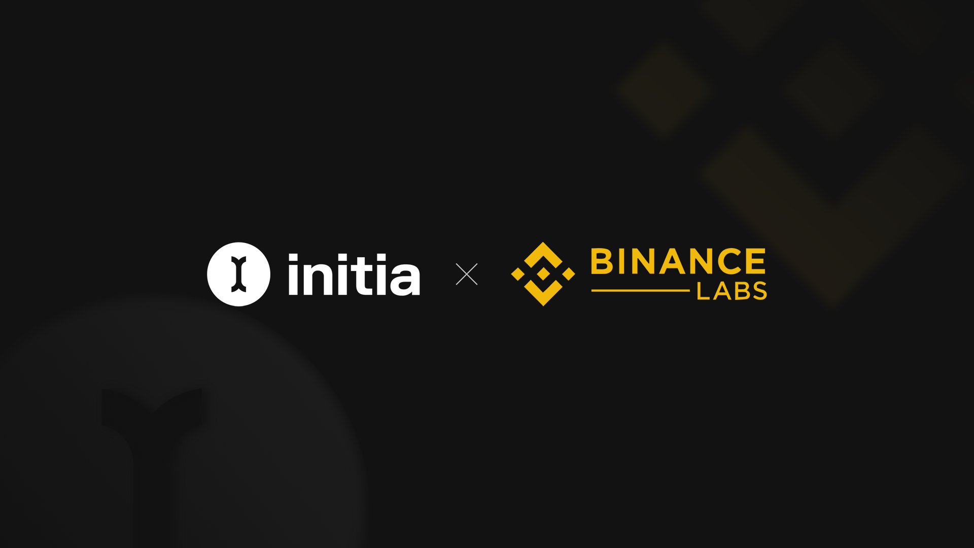 Initia Emerges from Stealth Mode with Pre-Seed Funding from Binance Labs