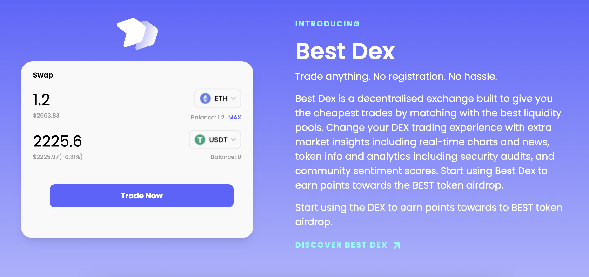 Best DEX exchange