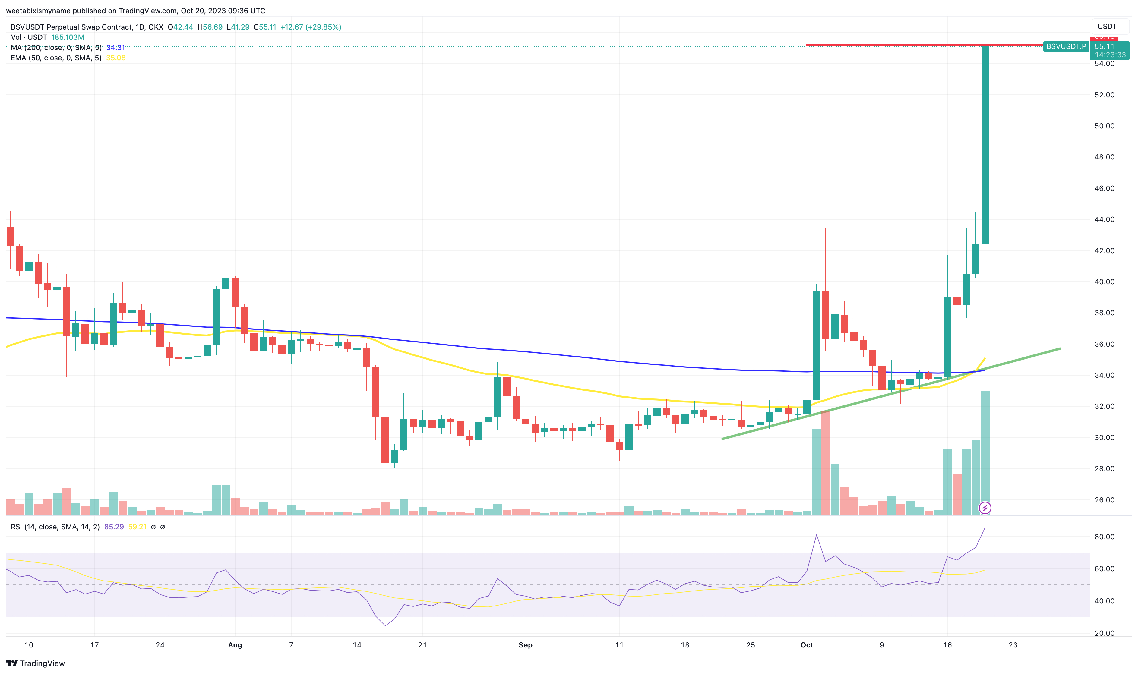 Bitcoin SV Price Prediction as BSV Price Skyrockets Up 30% Suddenly – Can it Overtake Bitcoin?