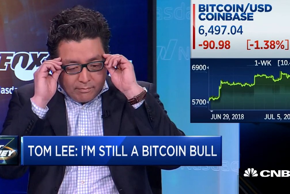 Tom Lee “May Have Misspoke a Little Bit” in Bitcoin Predictions