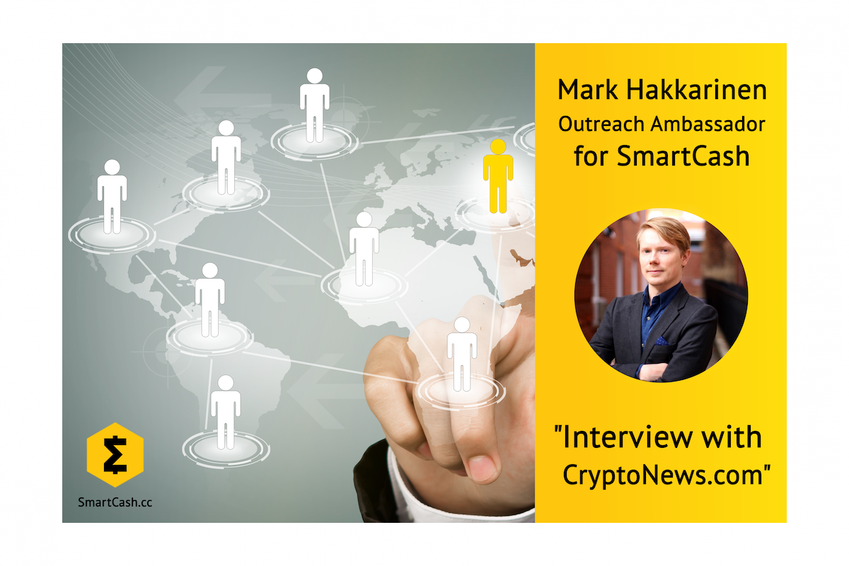 Mark Hakkarinen: Outreach Ambassador for SmartCash