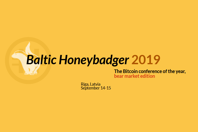 Bitcoin conference Baltic Honeybadger 2019: bear market edition